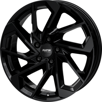 ALU Platišče PLATIN P 120 6,5x18 Sijajno črno PLATIŠČA